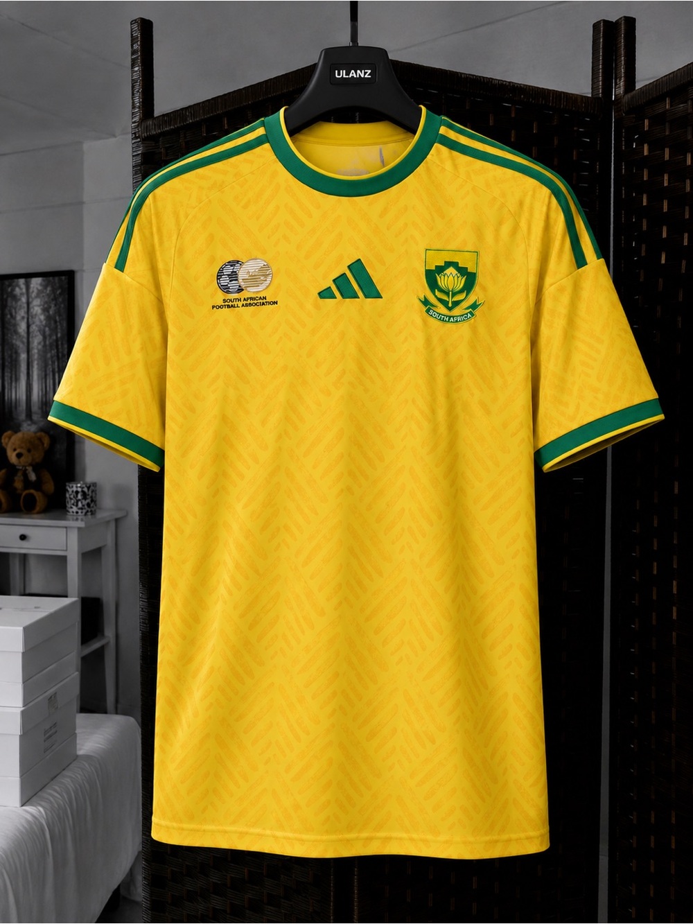 South Africa Soccer Yellow Home 2026 Jersey